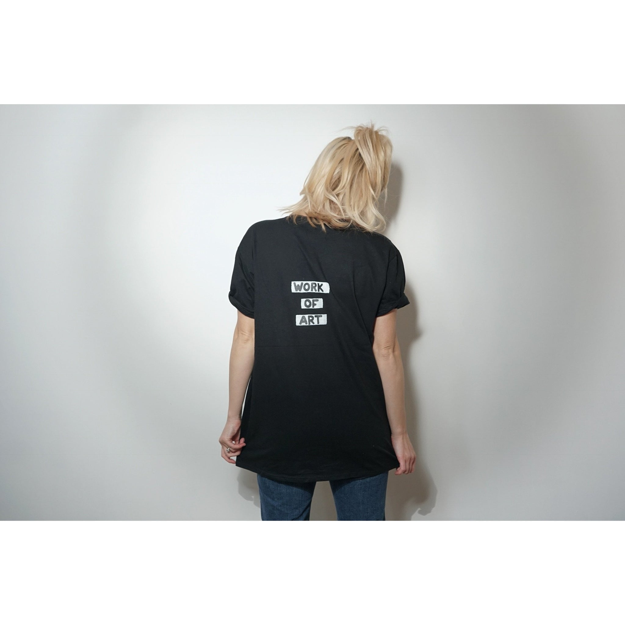 WOA | Black Striped Tee