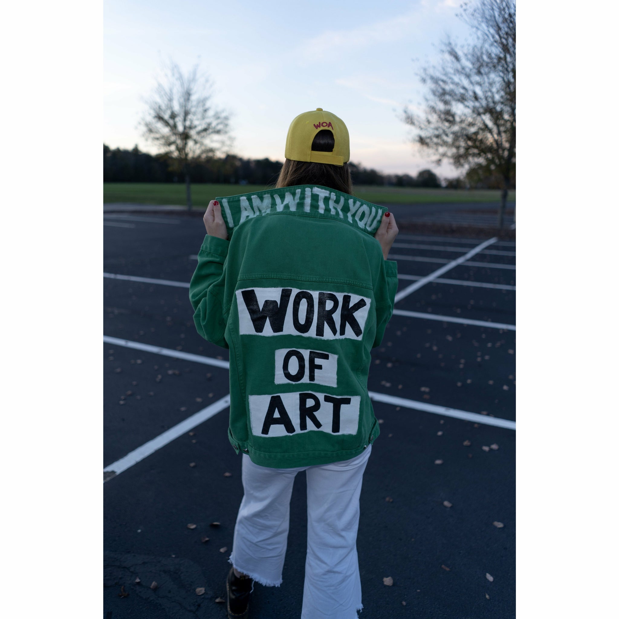 WOA | Green Denim Jacket
