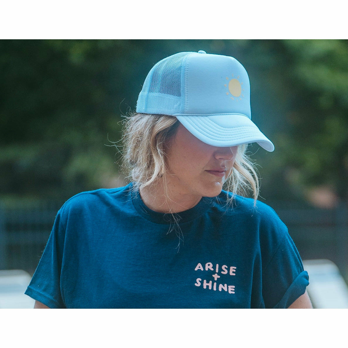 ARISE + SHINE | White Sunshine Hat