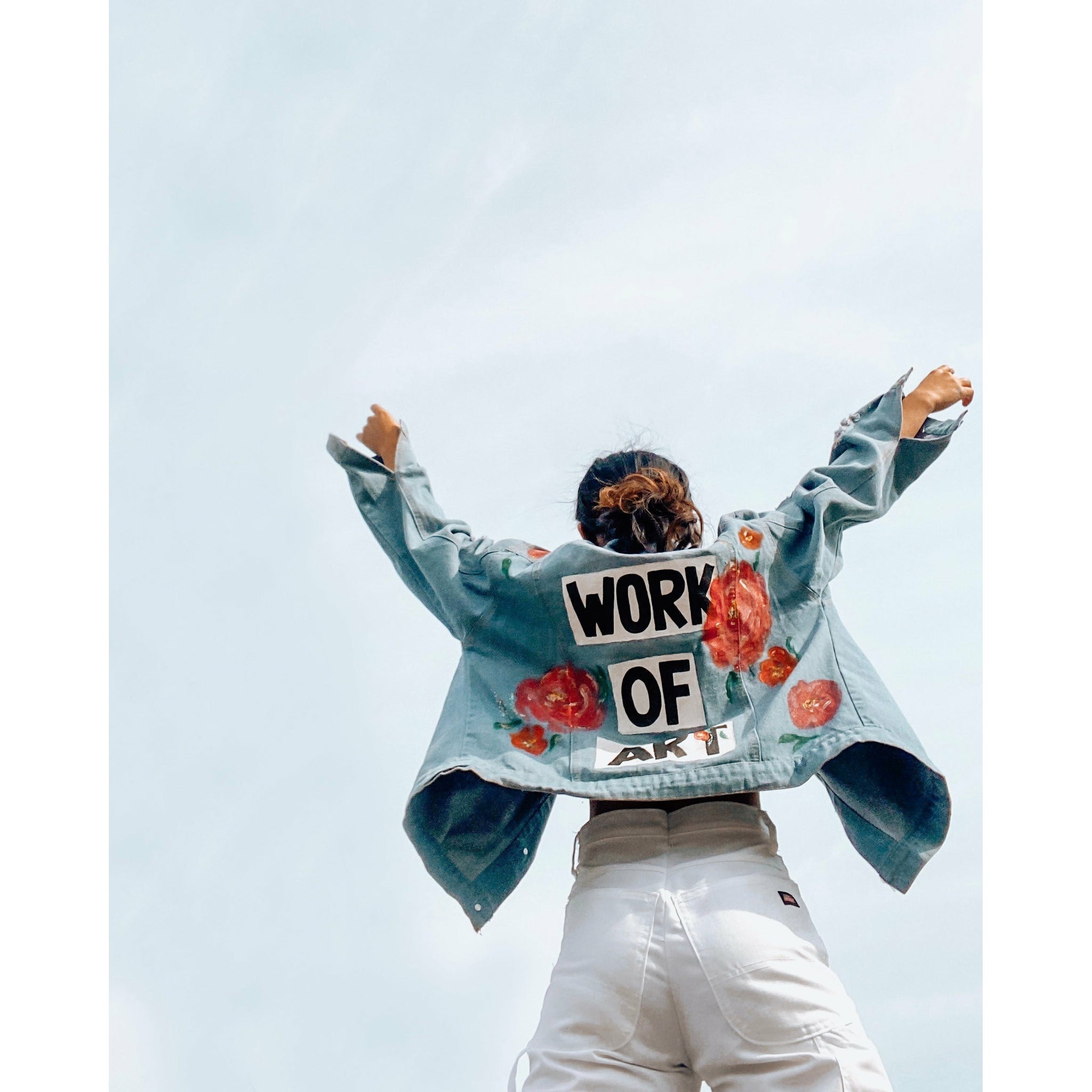 WOA | Floral Denim Jacket