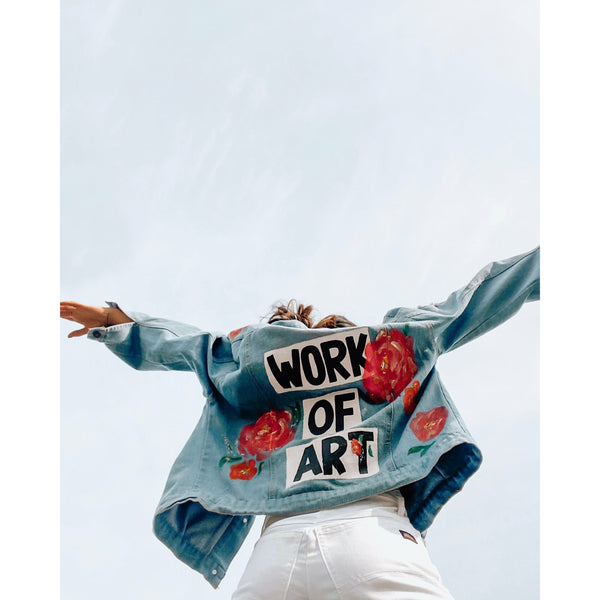 WOA | Floral Denim Jacket