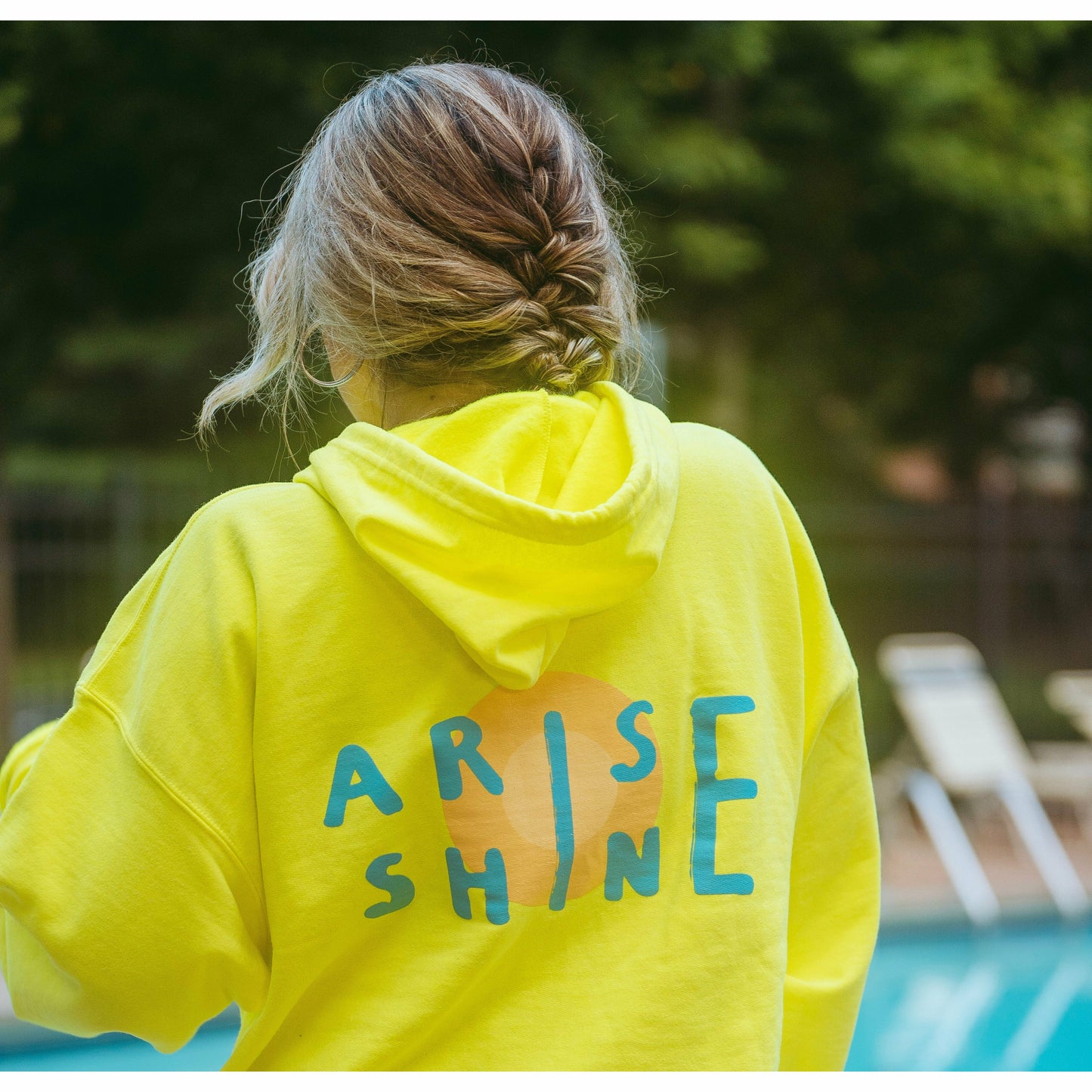 ARISE + SHINE | Neon Zip Up Jacket